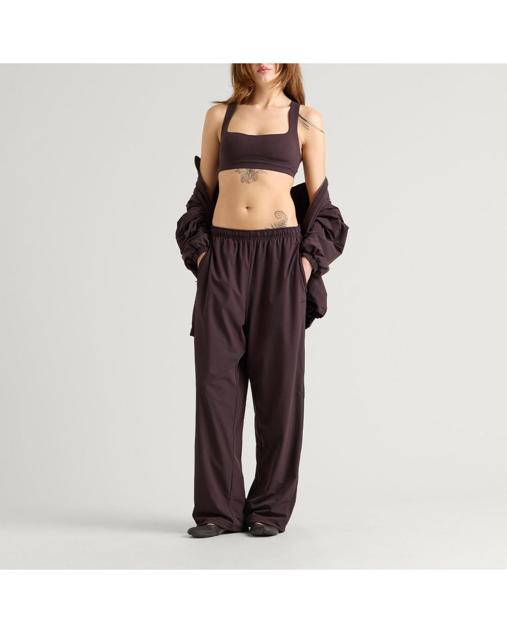 Nike Purple Skims Stretch Nylon Oversized Pants