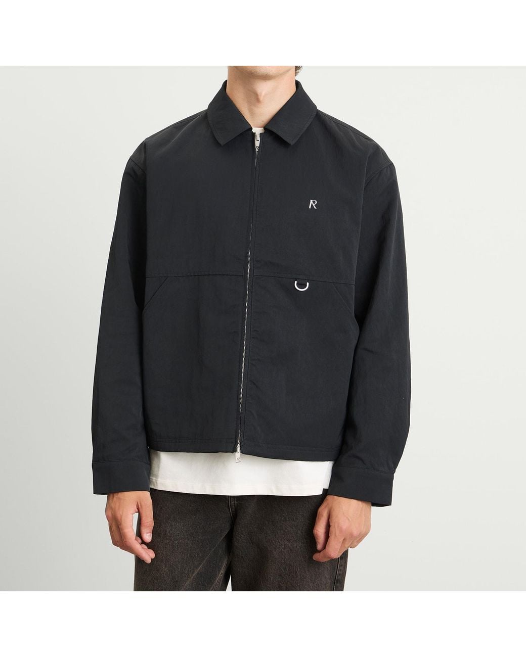 Represent Black Nylon Shirt for men