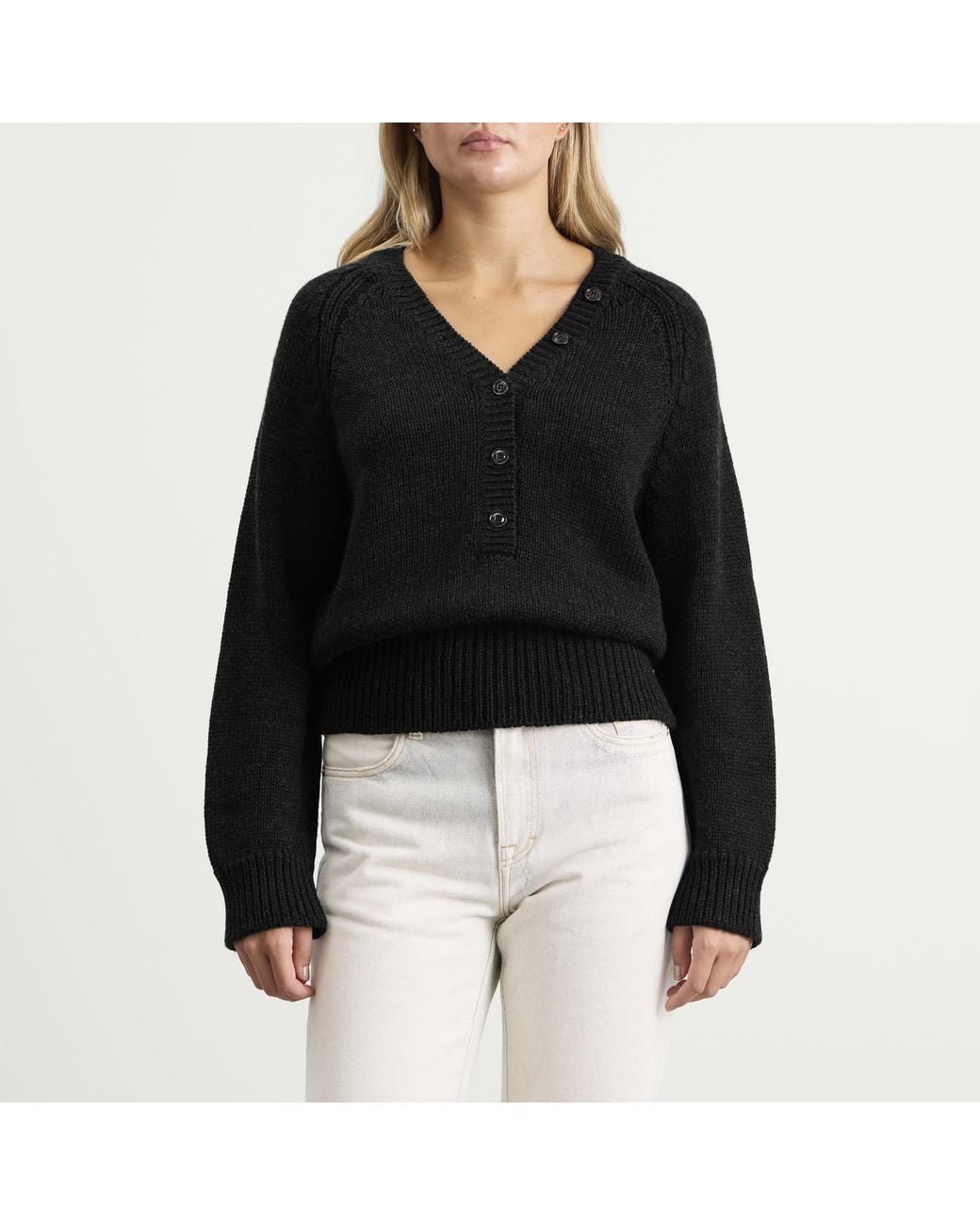 Our Legacy Black Country Henley Jumper