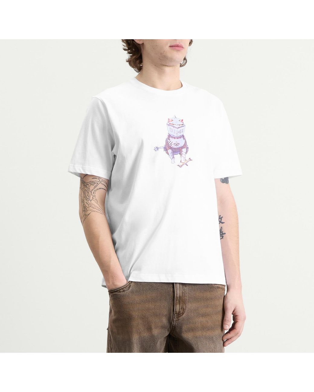 Dime White Pwned T-Shirt for men