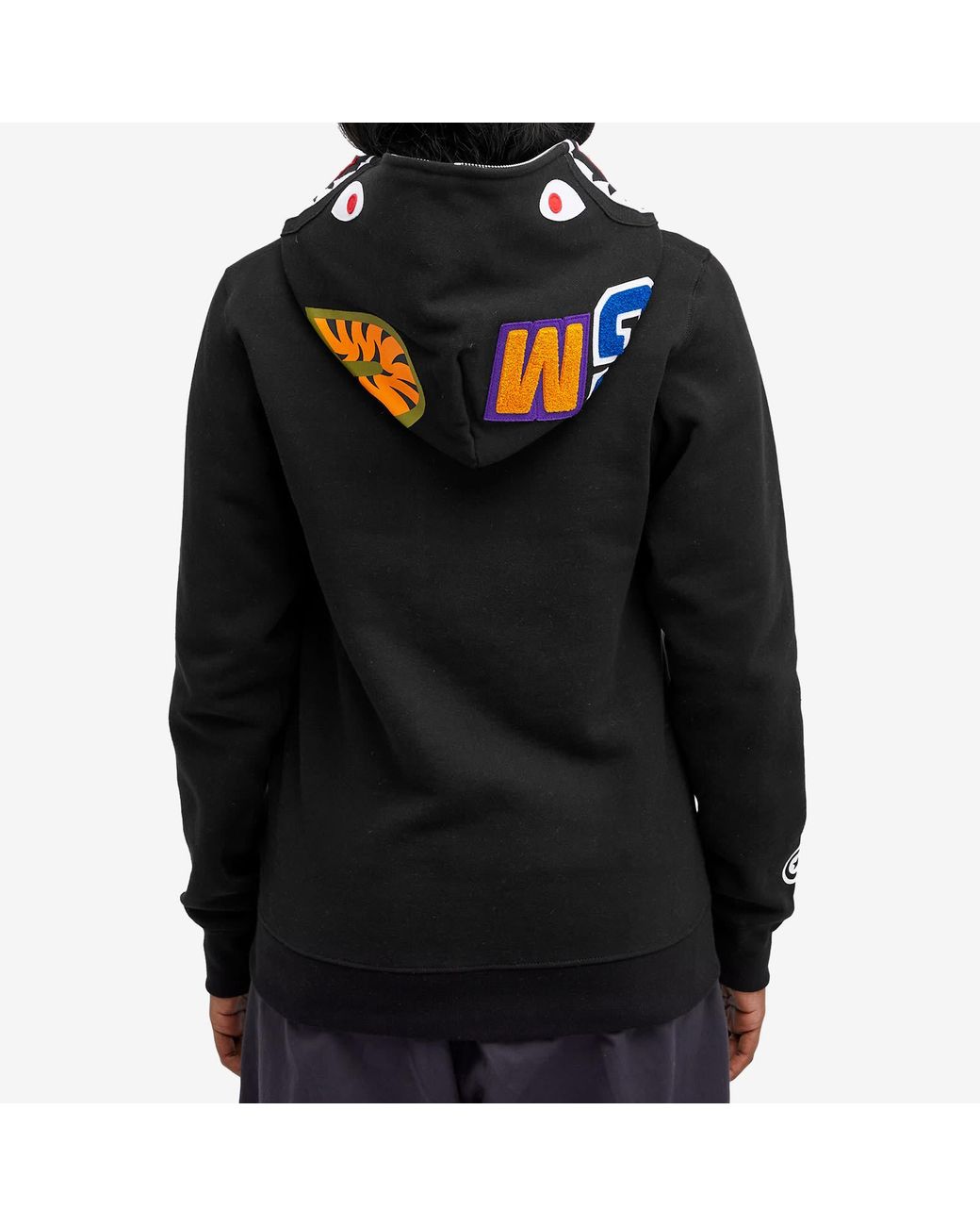 A bathing ape shark full zip hoodie 2025