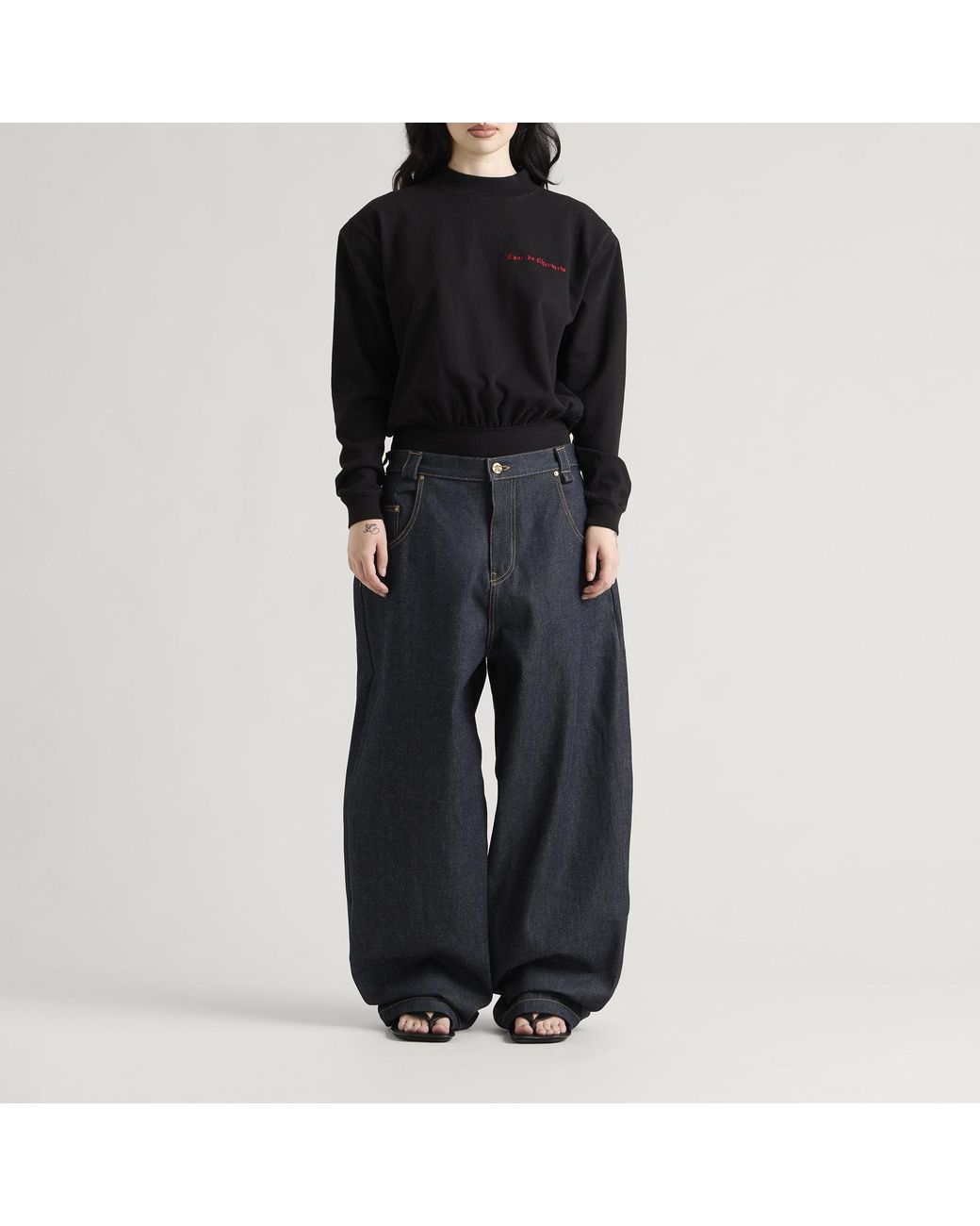 Willy Chavarria Blue Bad Girl Denim Jeans