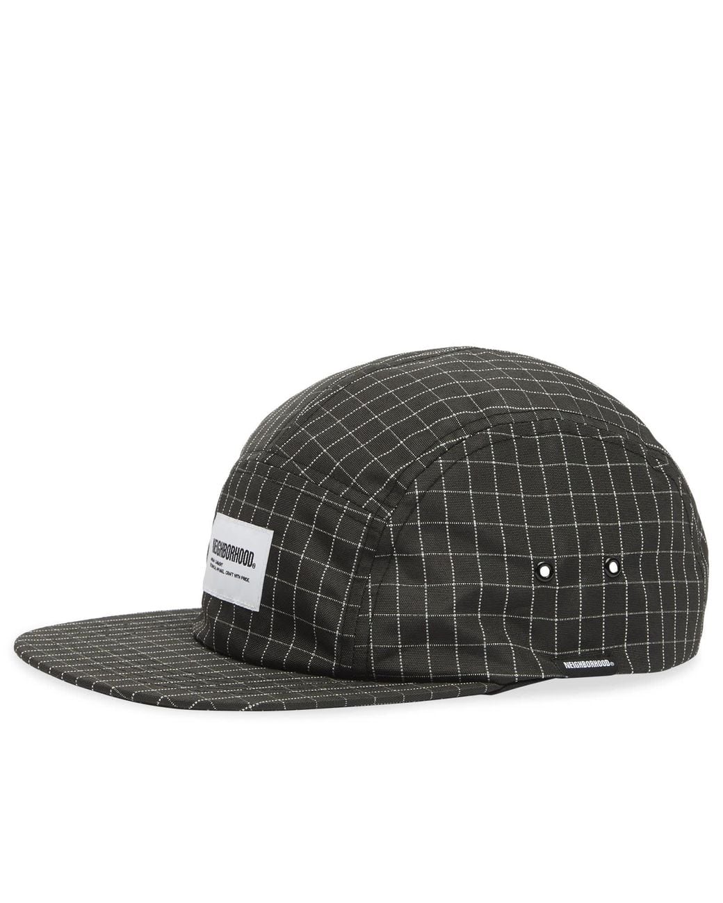 Neighborhood Black Reflective Jet Cap for men