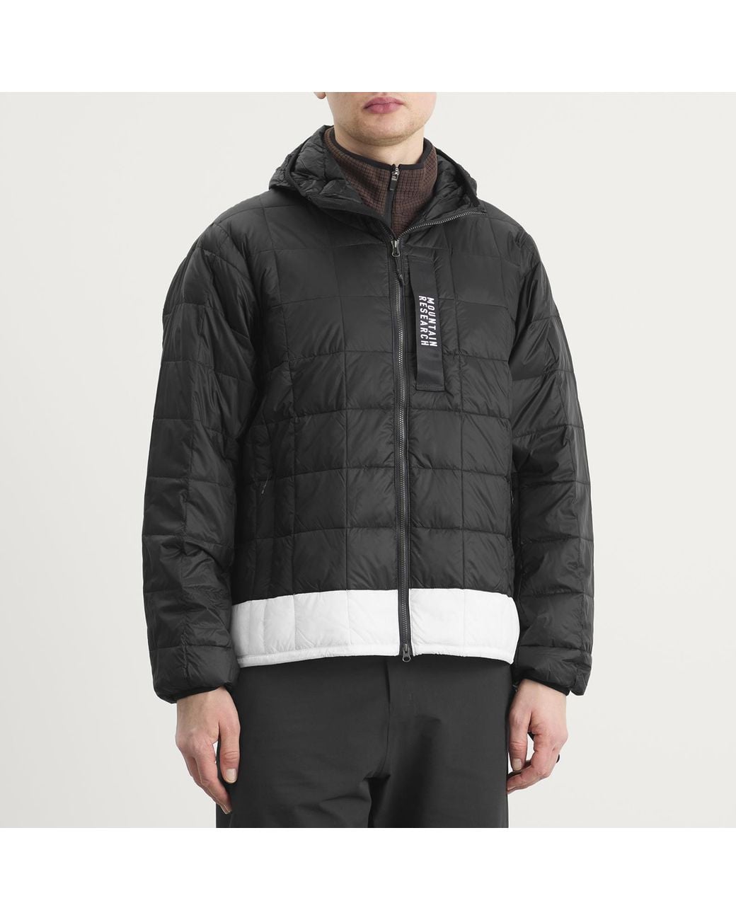 Taion Black X Mountain Research Down Zip Parka Jacket for men