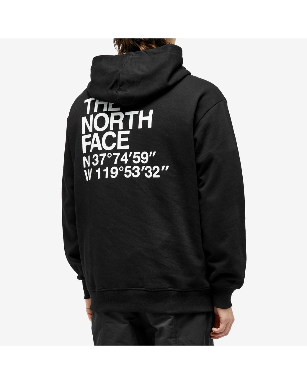 The North Face Coordinates Hoodie in Black for Men | Lyst