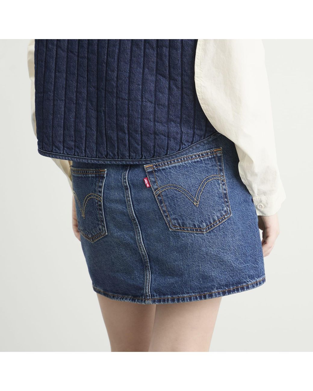 Levi's Blue Icon Skirt