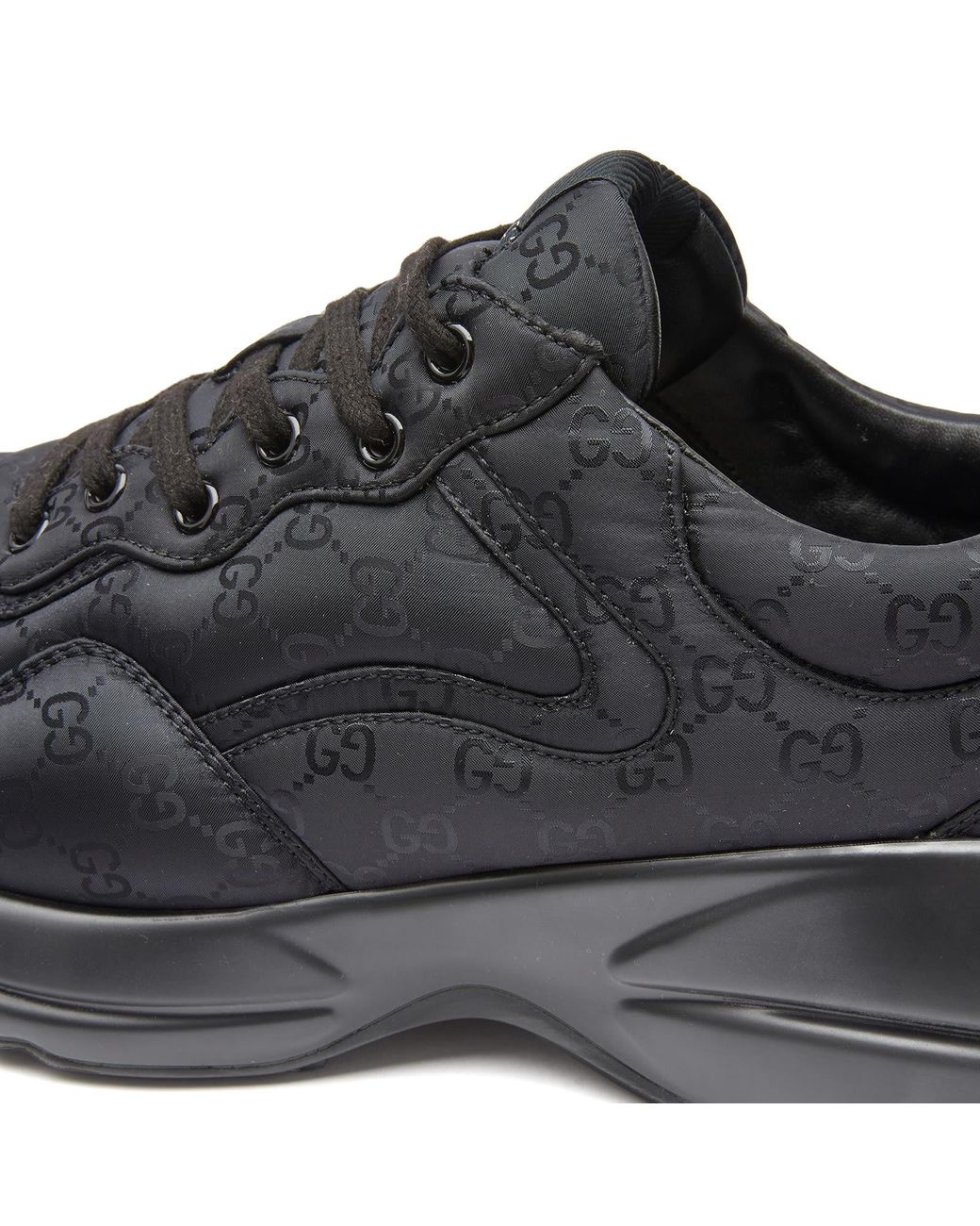 Gucci Rhyton Sneakers in Black for Men Lyst Australia