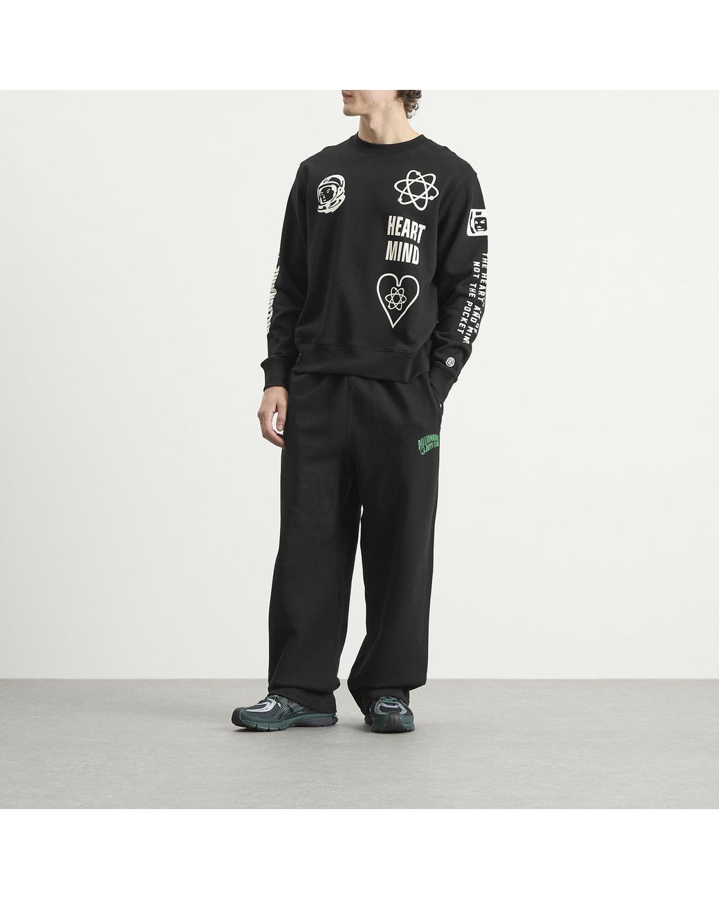 BBCICECREAM Black Multi Print Sweatshirt for men