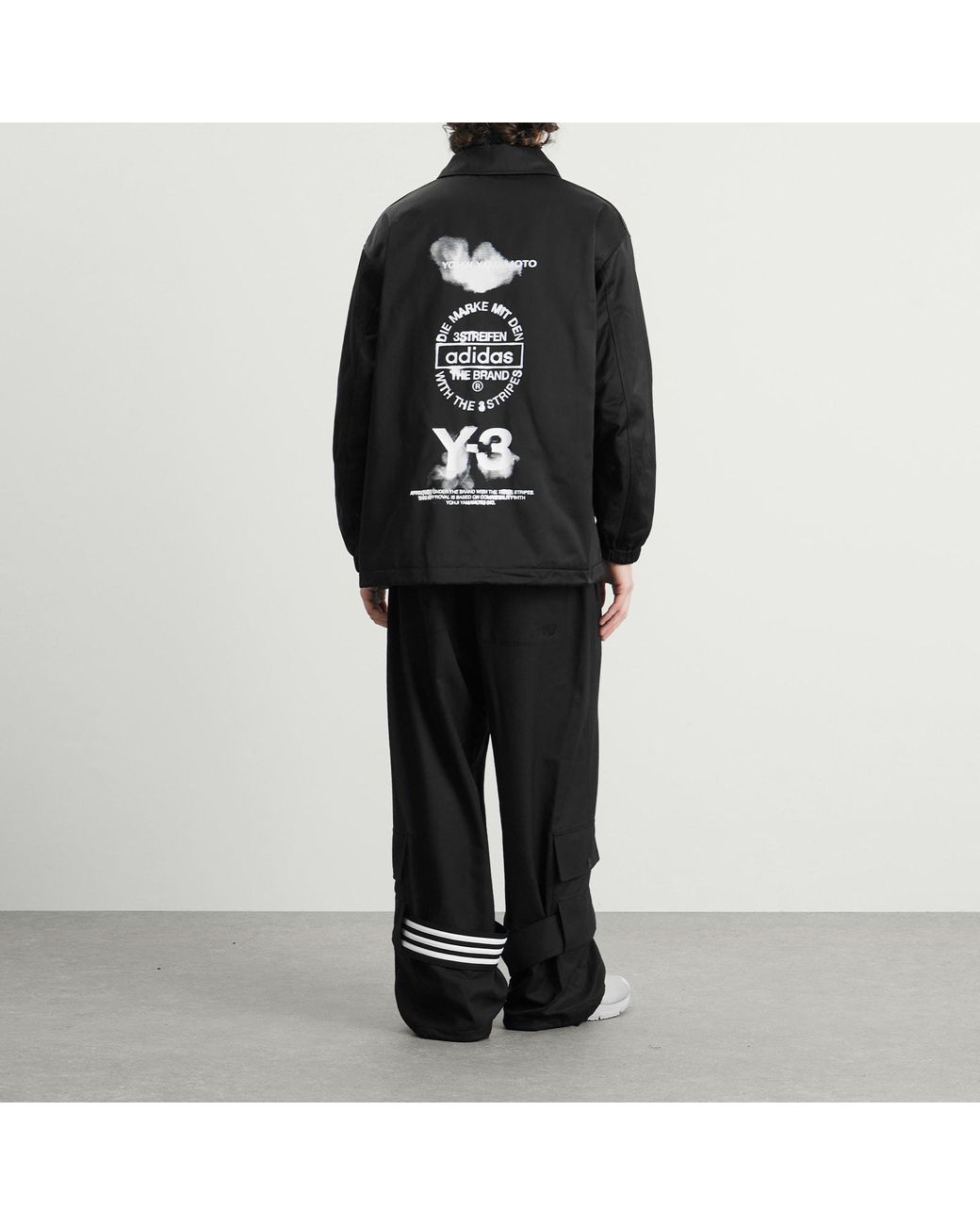 Y-3 Black Coach Jacket for men