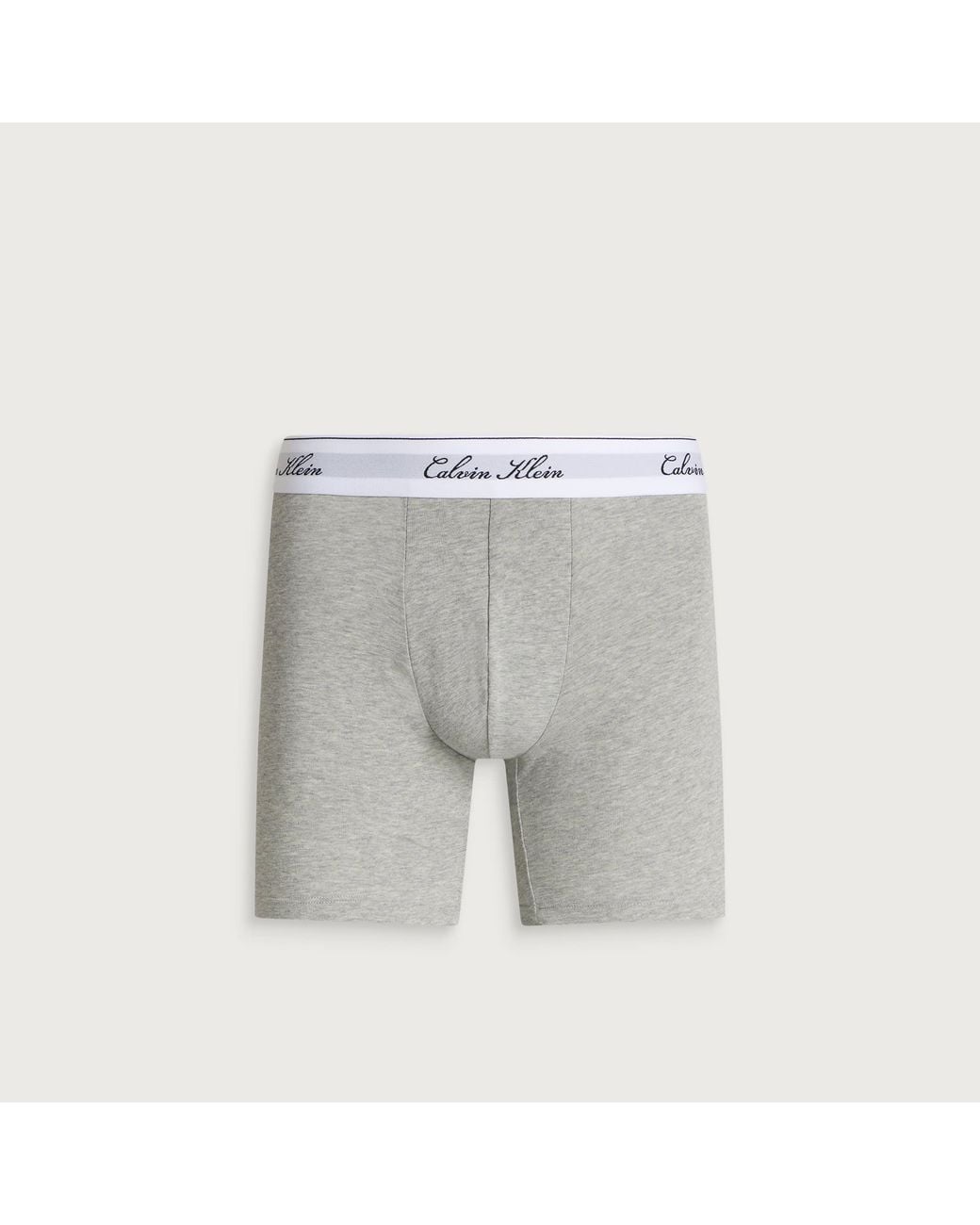 Calvin Klein Gray Icon Script Boxer Brief for men