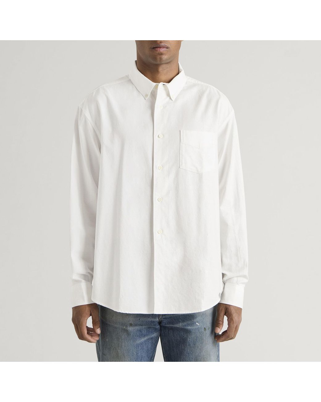 Visvim White Beiler Oxford Shirt for men