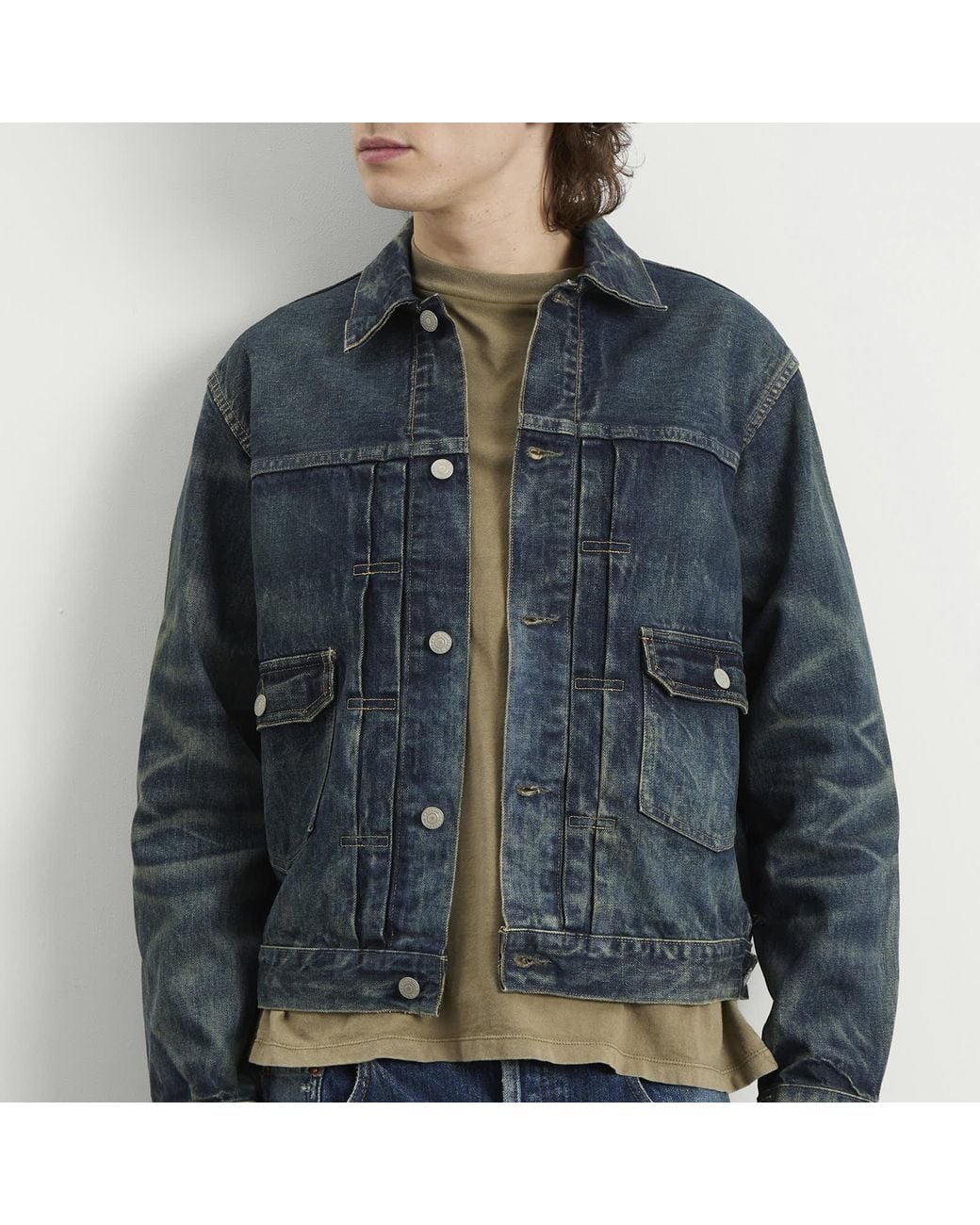 RRL Blue Type 2 Denim Trucker Jacket for men