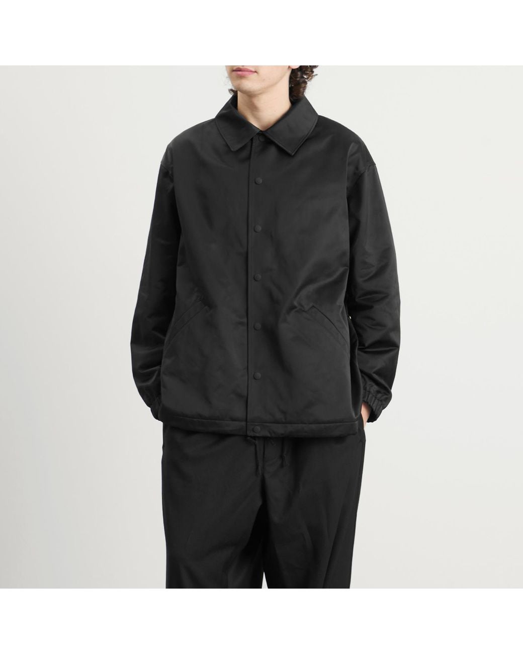 Y-3 Black Coach Jacket for men