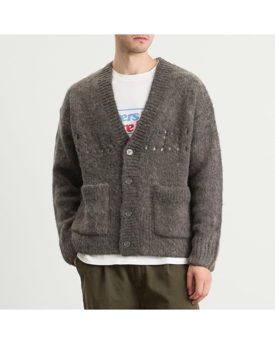 ACMH by Magic Castles Gray Martha Pocket Cardigan for men