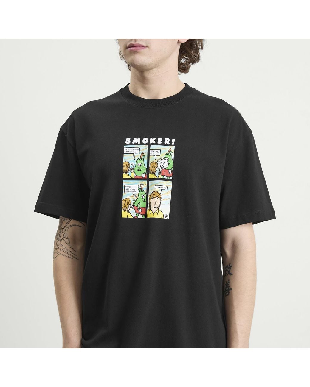POLAR SKATE Black Smoker! T-Shirt for men