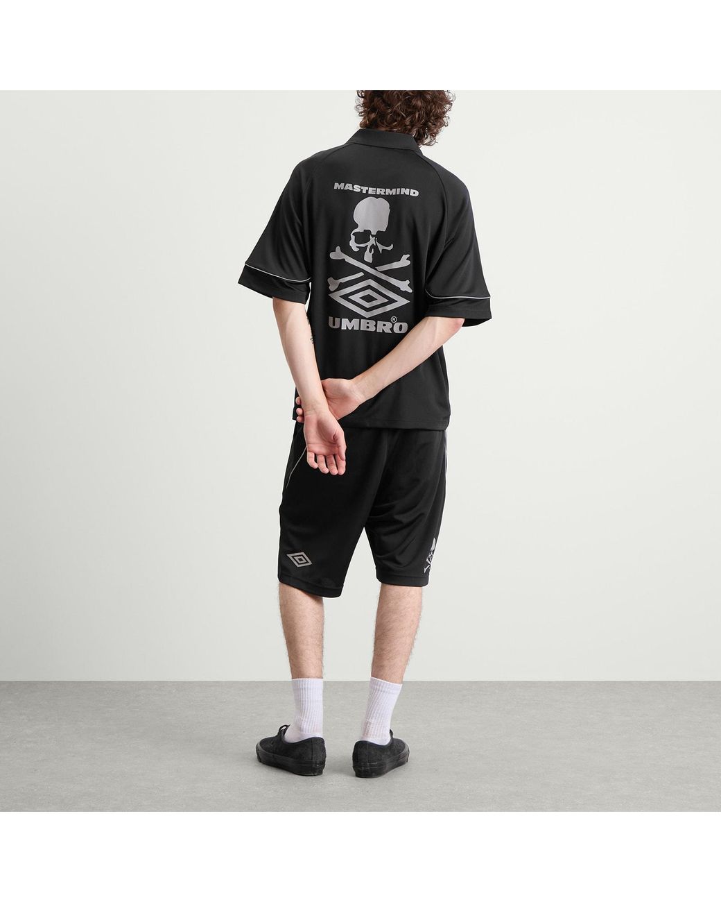 MASTERMIND WORLD X Umbro Short Sleeve Game Shirt in Black for Men