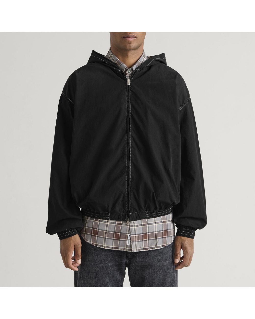 Acne Black Olandina Cotton Jacket for men