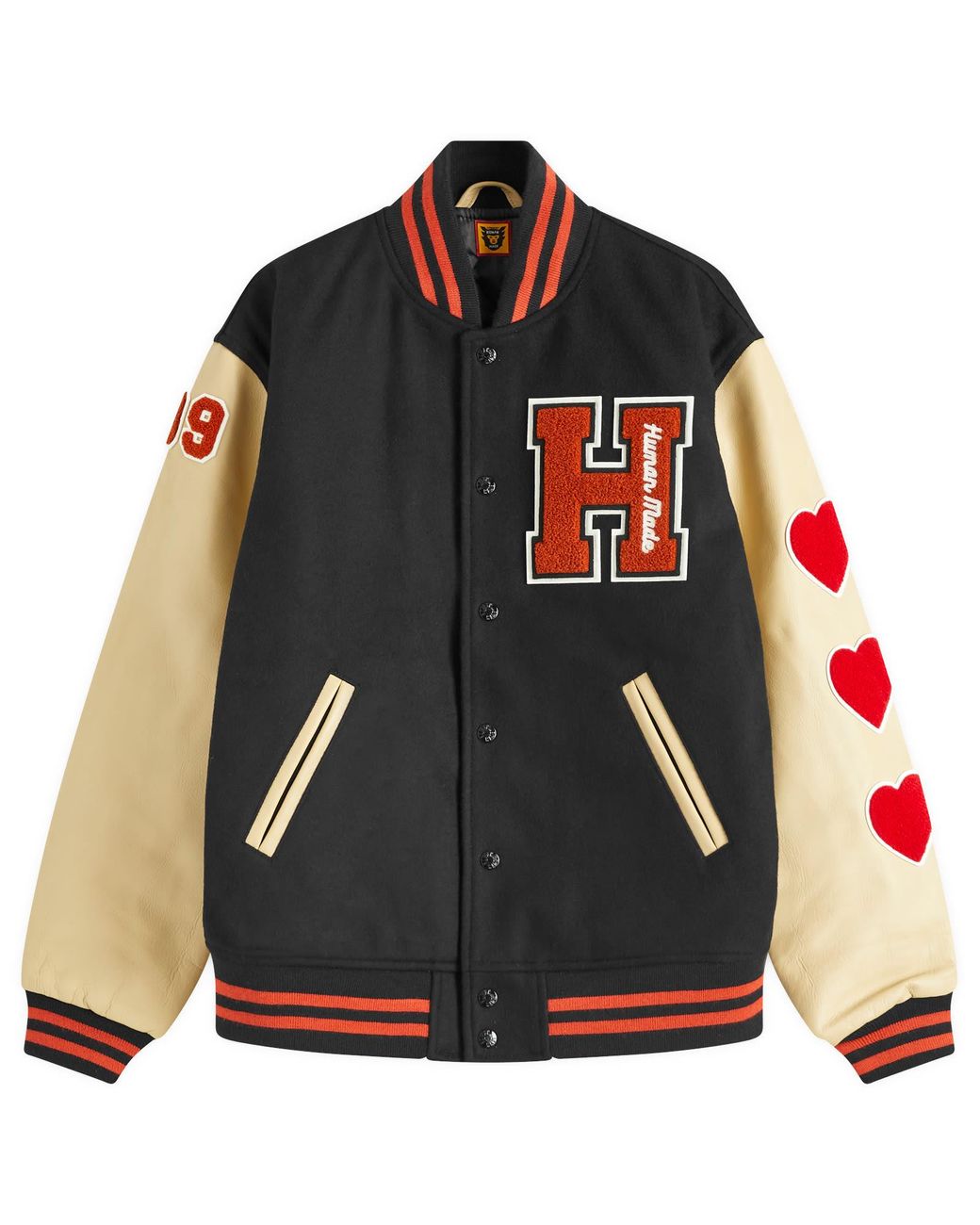 ジャケット・アウター HUMAN MADE VARSITY JACKET Human Made Varsity Jacket in Black for Men | Lyst UK