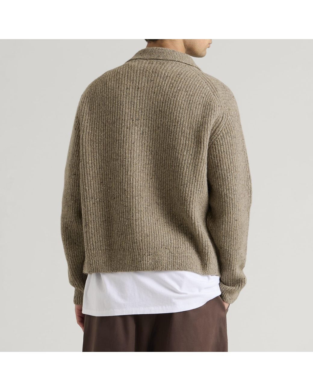SAGE NATION Green Wiral Cardigan for men