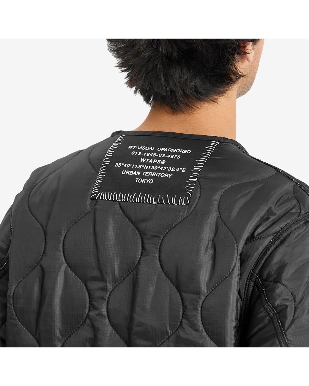 WTAPS Nylon Ripstop Liner Jacket in Black for Men | Lyst