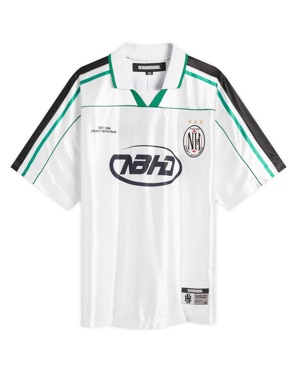 Neighborhood White Game Shirt for men