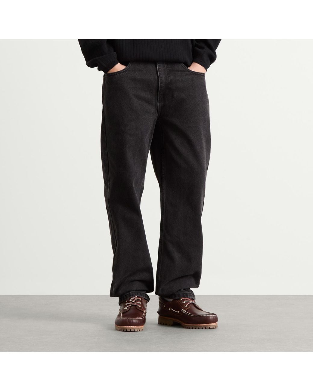 Butter Goods Gray Straight Leg Denim Jeans for men