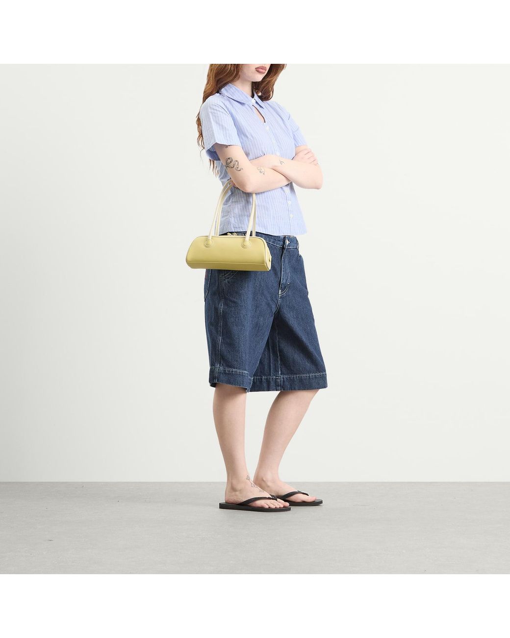 Damson Madder Blue Annie Denim Shorts