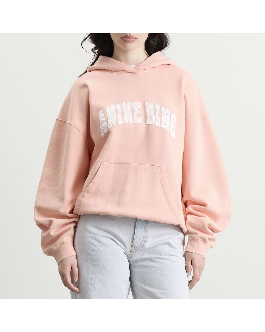 Anine Bing Pink Harvey Hoodie