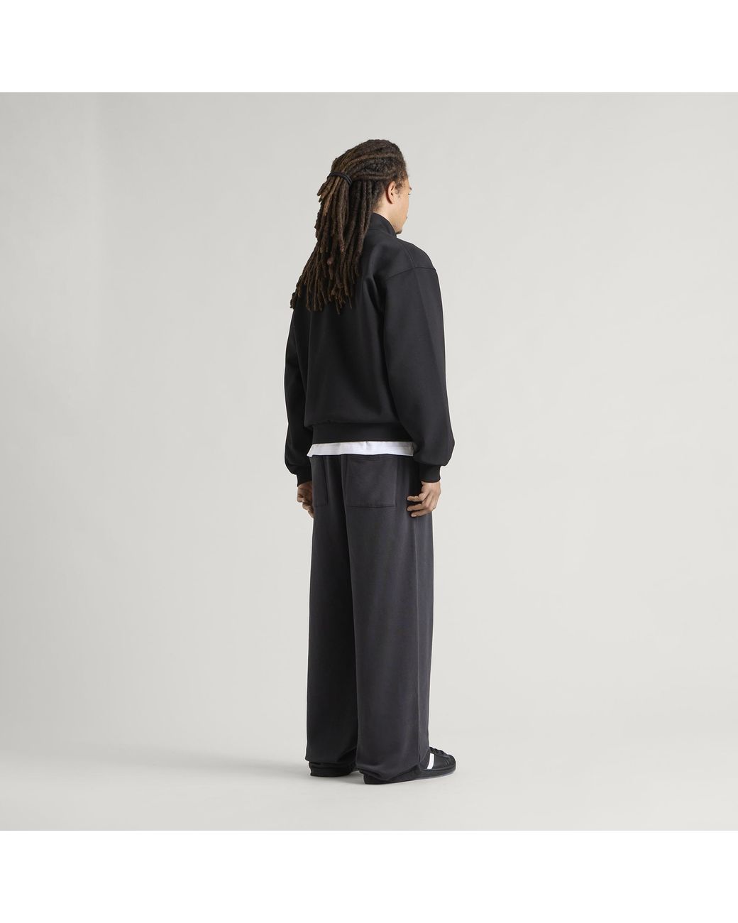 END. Black Mono Sweatpant