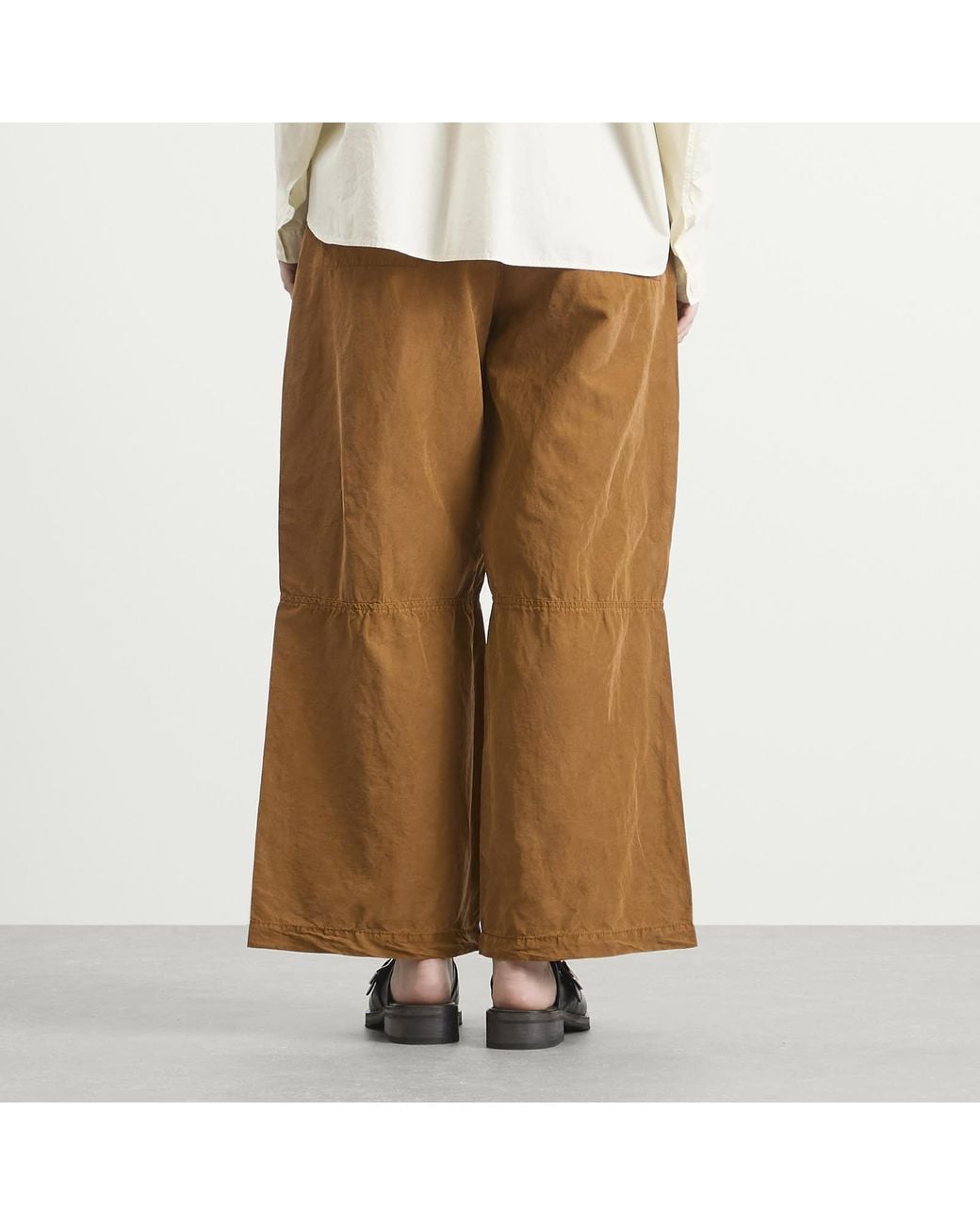 YMC Brown Drop Out Trousers
