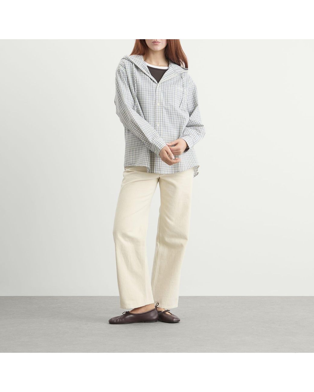 DUNST Gray Classic Hooded Shirt