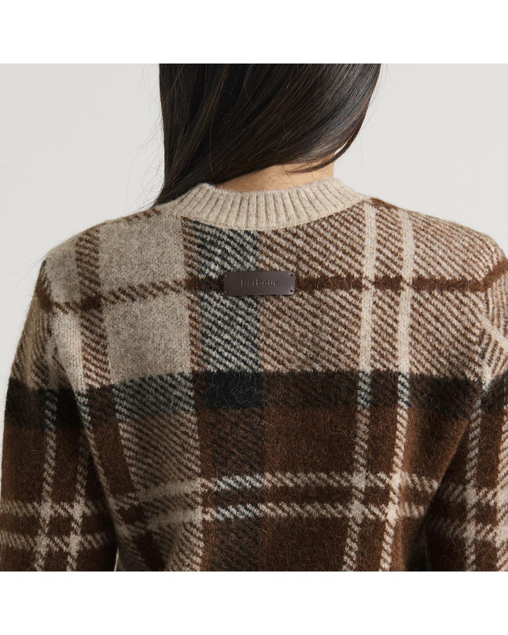 Barbour Brown Glendyn Knitted Jumper