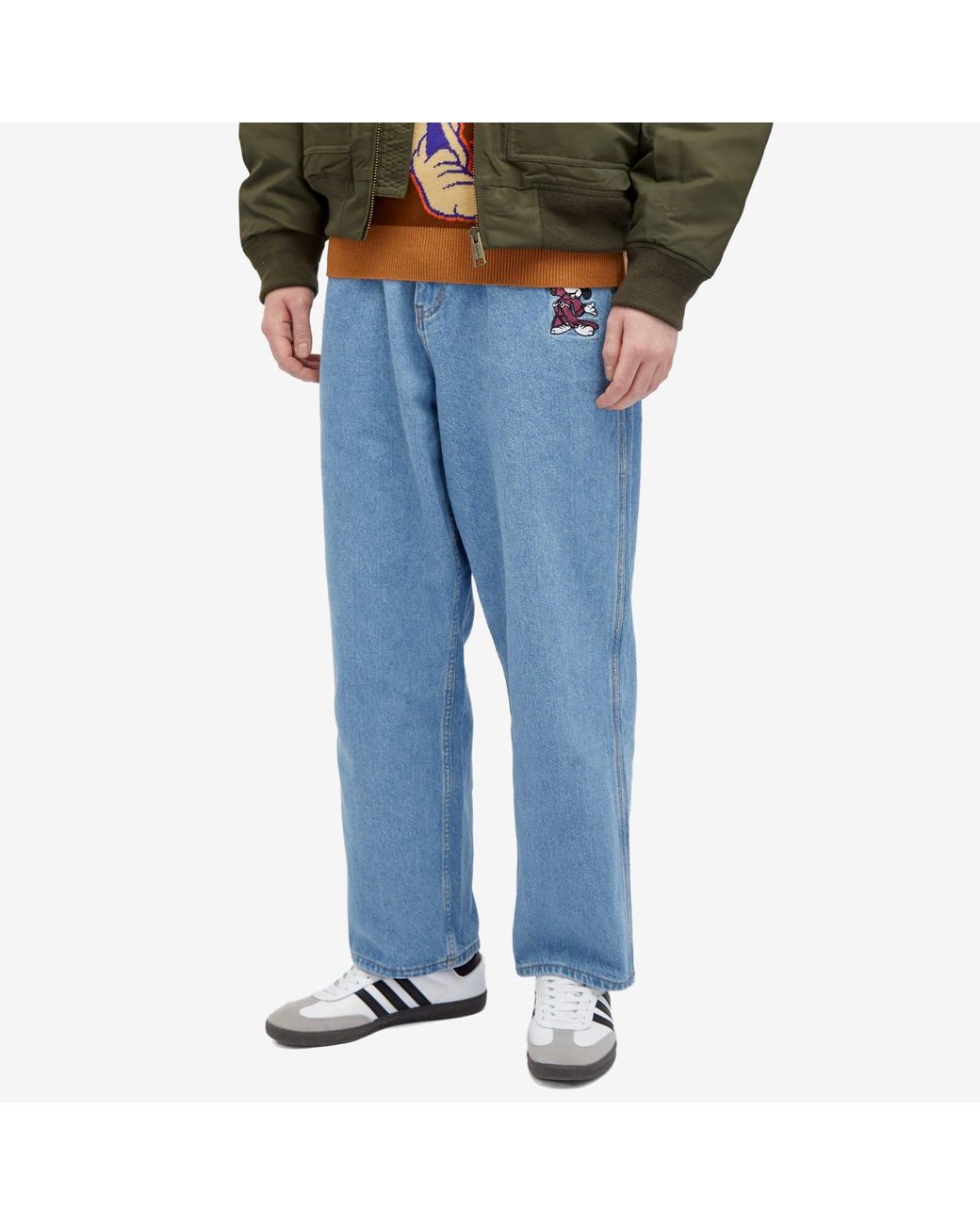 Butter Goods X Disney Fantasia Baggy Denim Jeans in Blue for