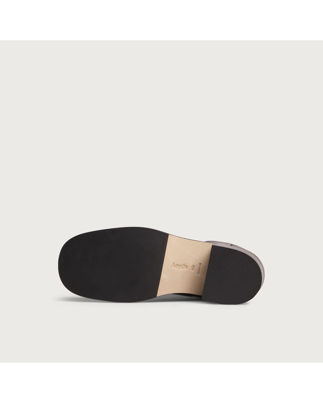 Aeyde Black Teddy Block Heel Boots