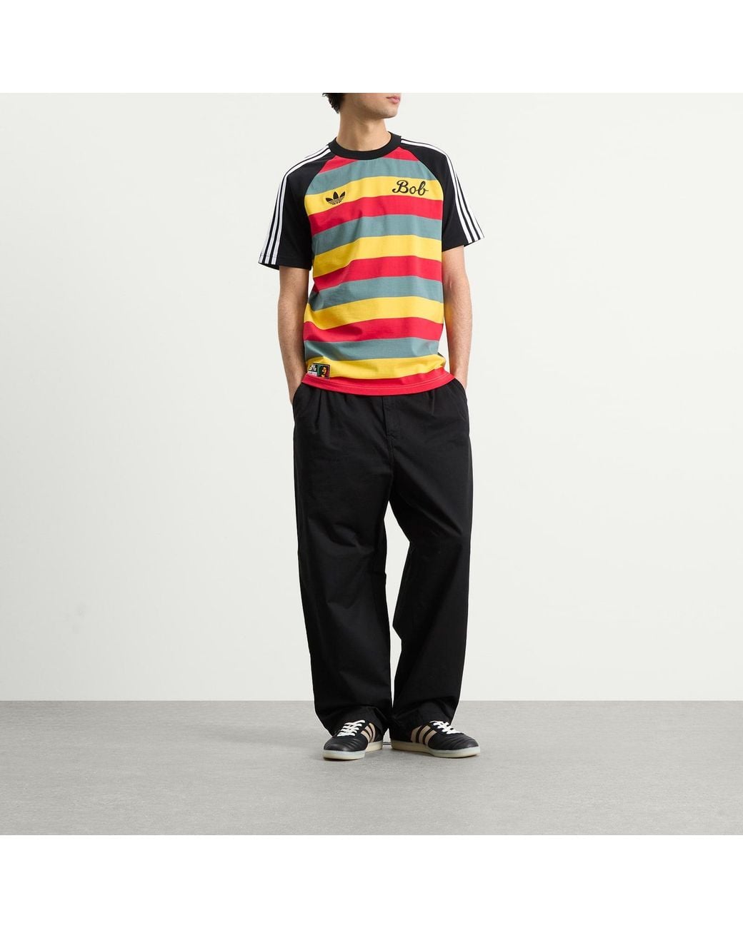 Adidas Multicolor Bob Marley T-Shirt for men