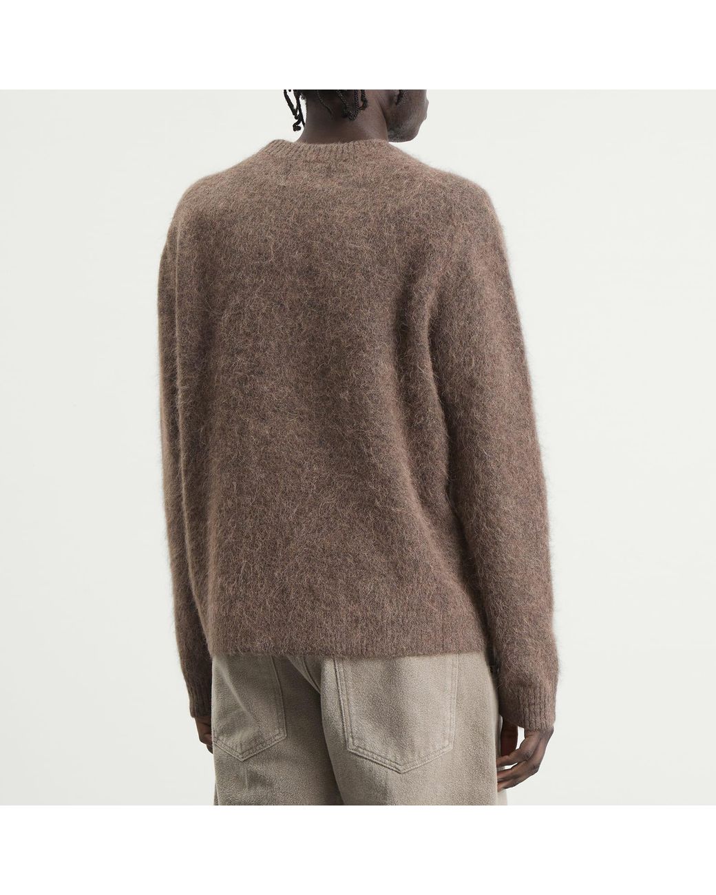 NN07 Brown Russell Alpaca Blend Jumper for men