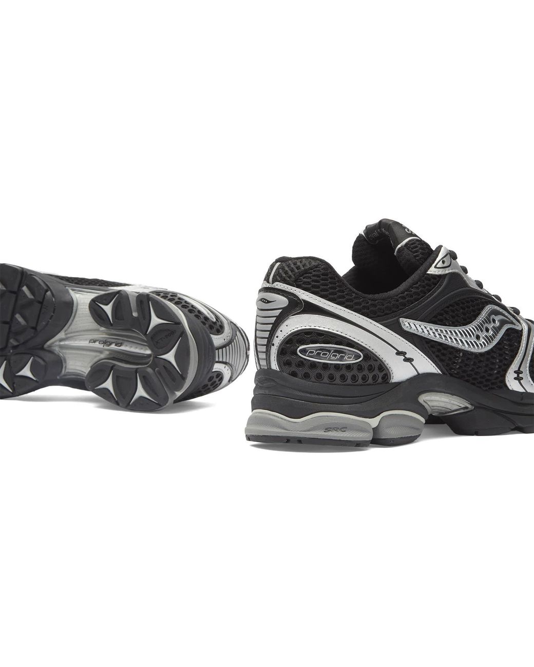 Saucony Black Progrid Triumph 4 Sneaker