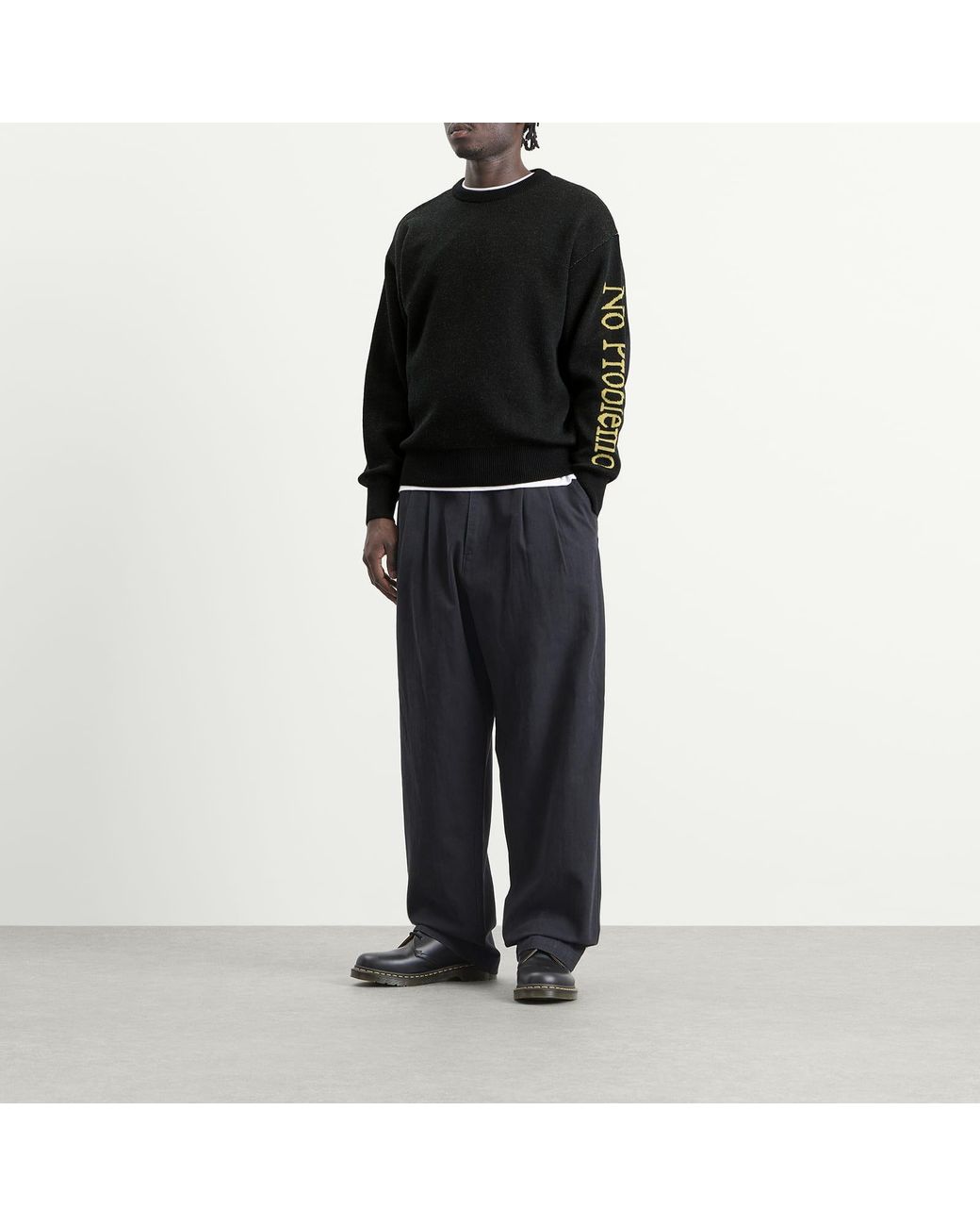 No Problemo Black Jumper for men
