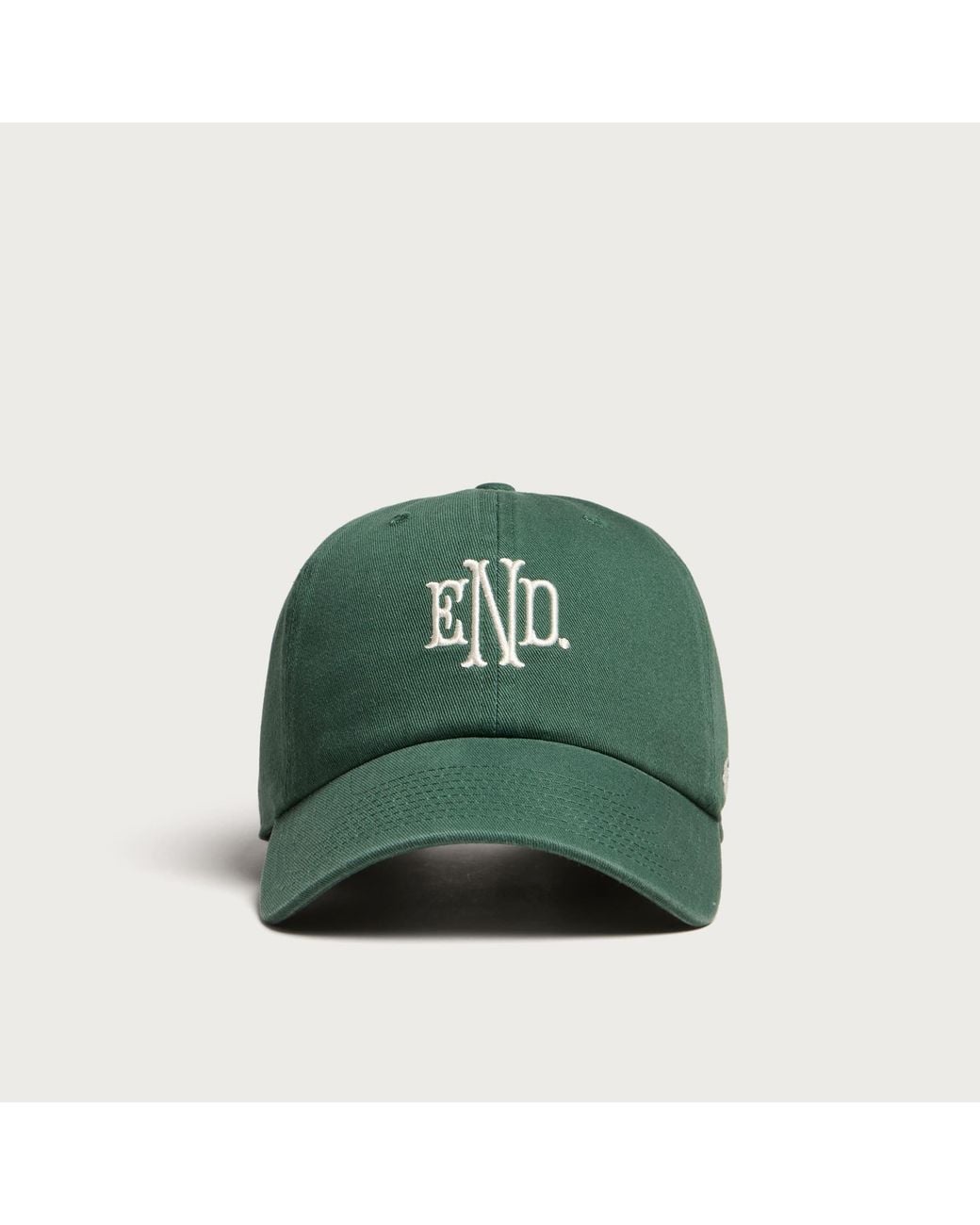 END. Green Monogram Clean Up Cap