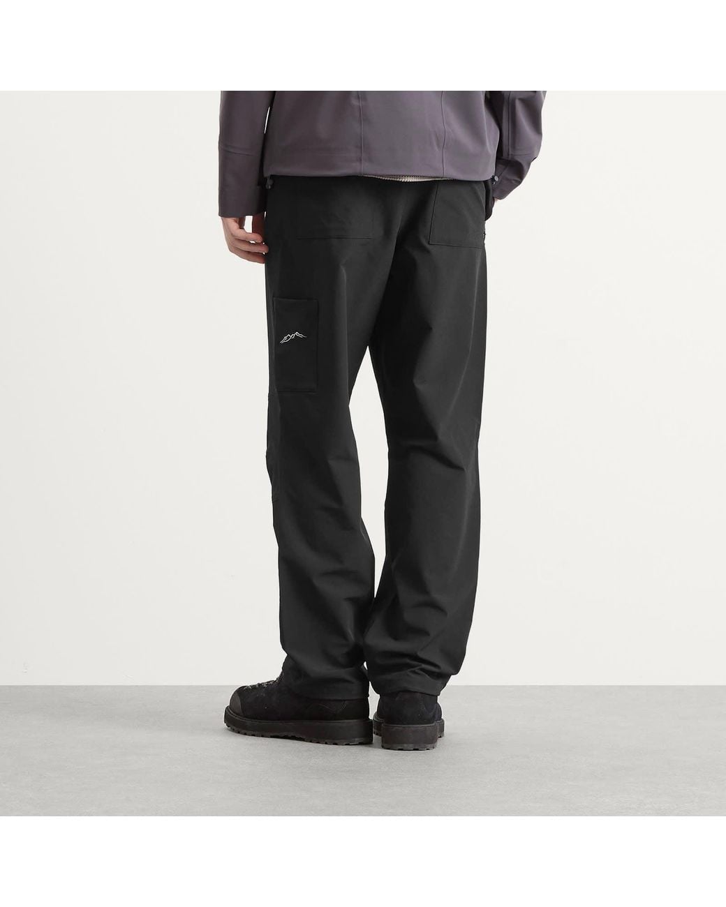 Mellow Clo Gray Boulder Trousers for men