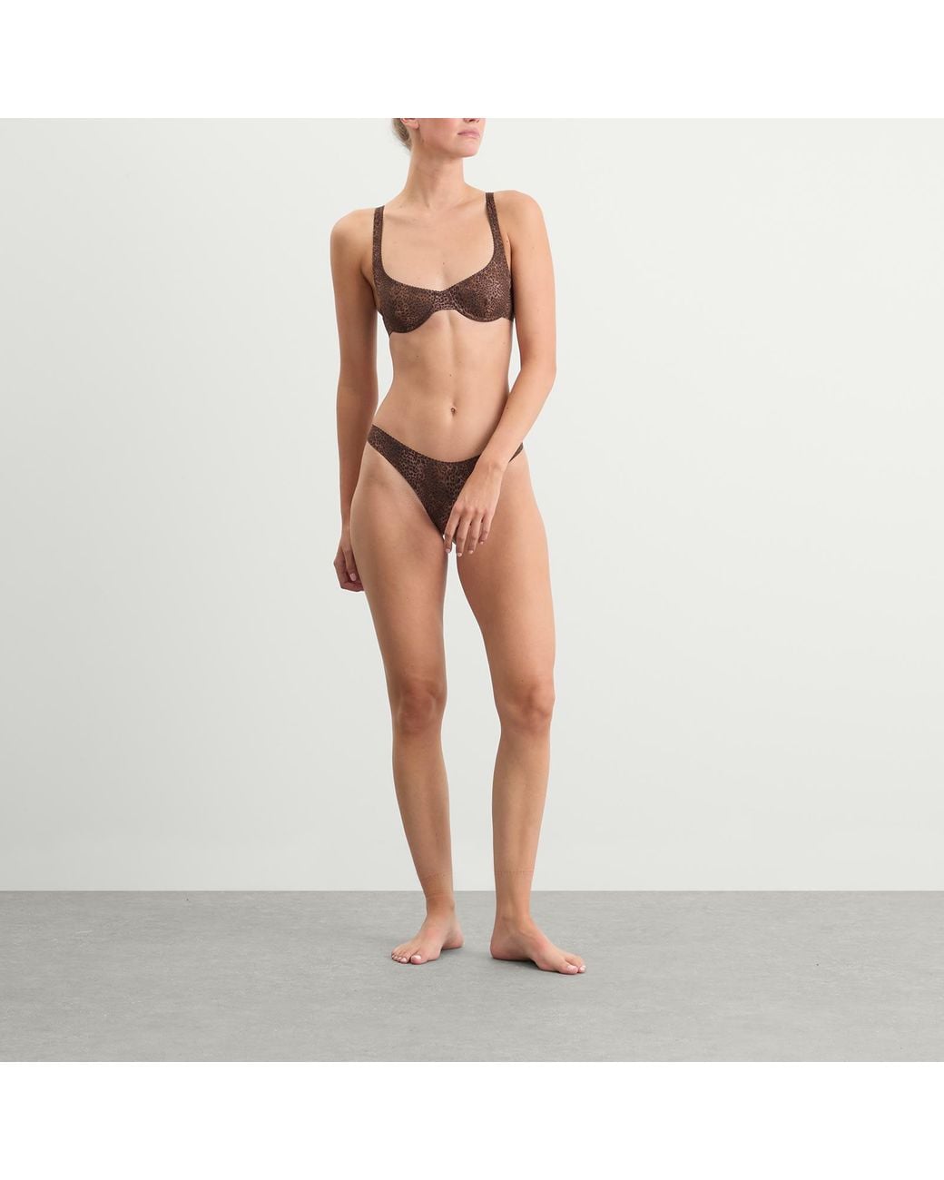 Fruity Booty Brown Leopard Thong