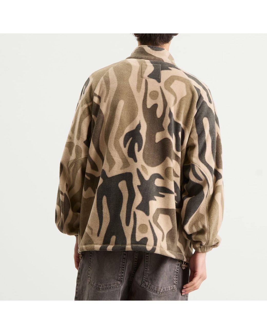 by Parra Brown Just Like Heaven Fleece Jacket for men