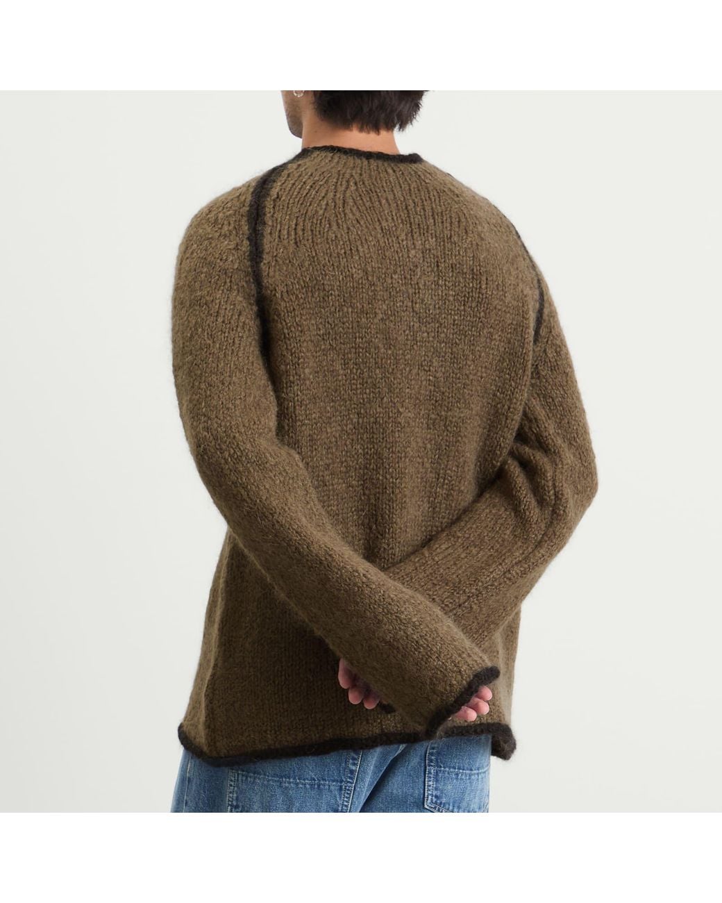 Our Legacy Green Rider Roundneck Jumper for men