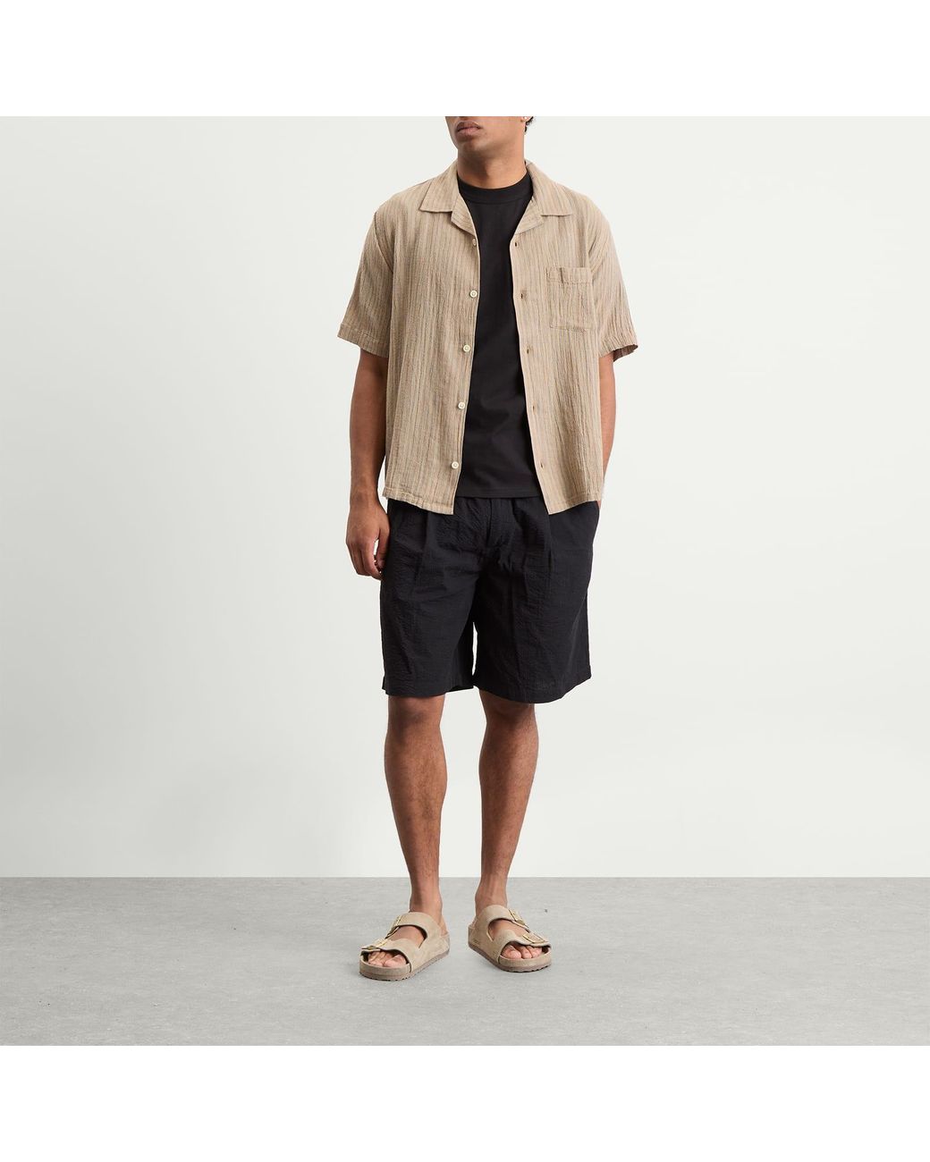 Armor Lux Black Callac Classic T-Shirt for men