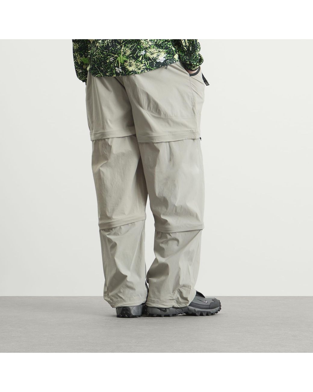 Nike Gray Acg Five Towers Zip Off Pants for men
