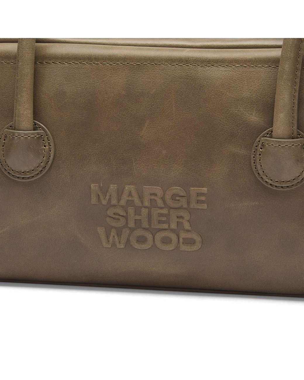 MARGE SHERWOOD Brown Soft Boston Ew Bag