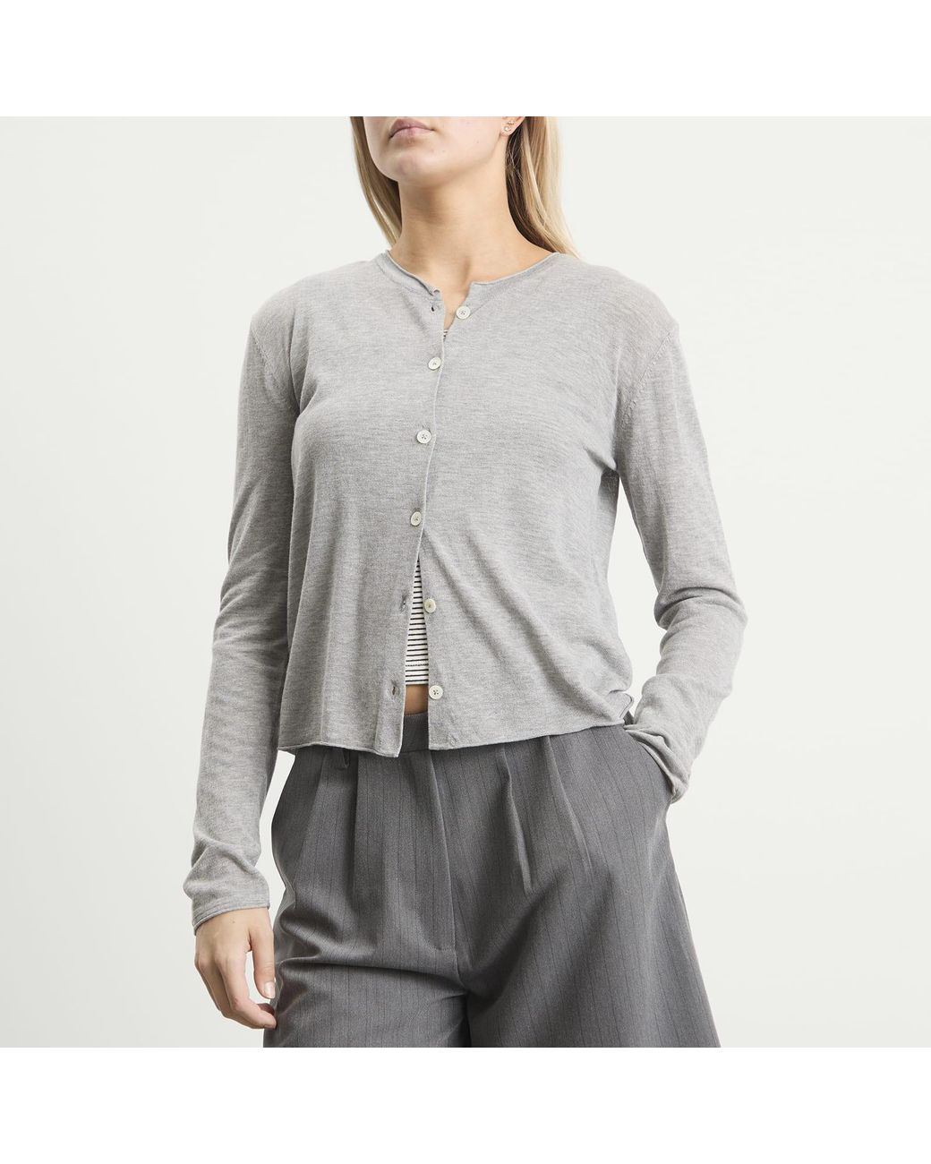 DUNST Gray Cardigan