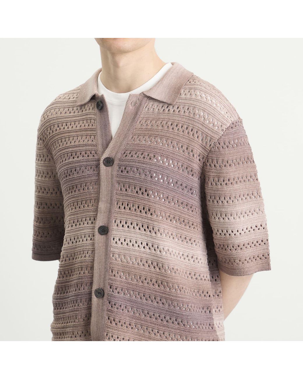 ACMH by Magic Castles Brown Flush Shirt for men