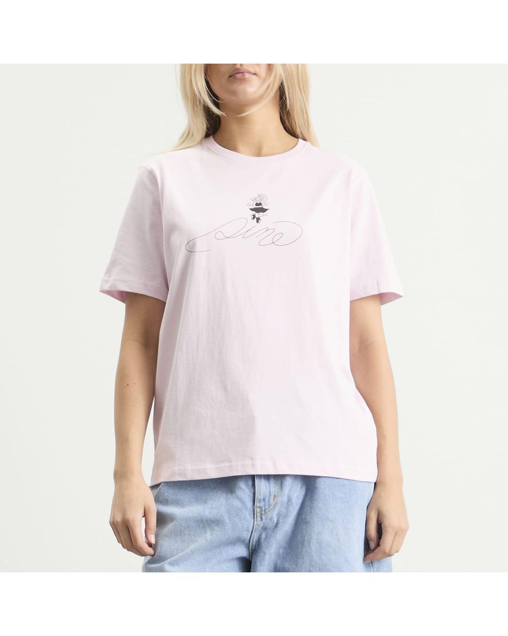 Dime Pink Skater T-Shirt