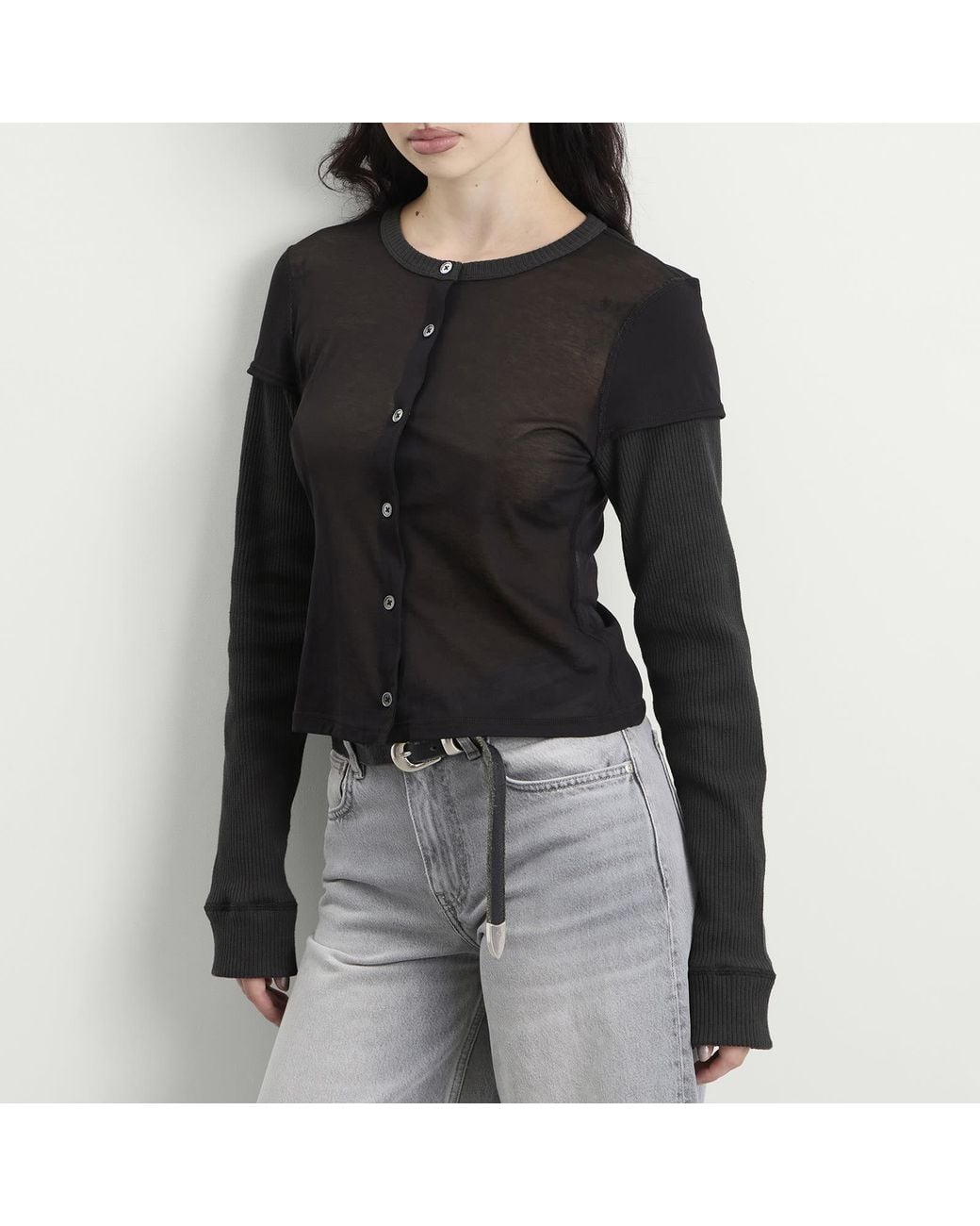 Our Legacy Black Heat Long Sleeve Top
